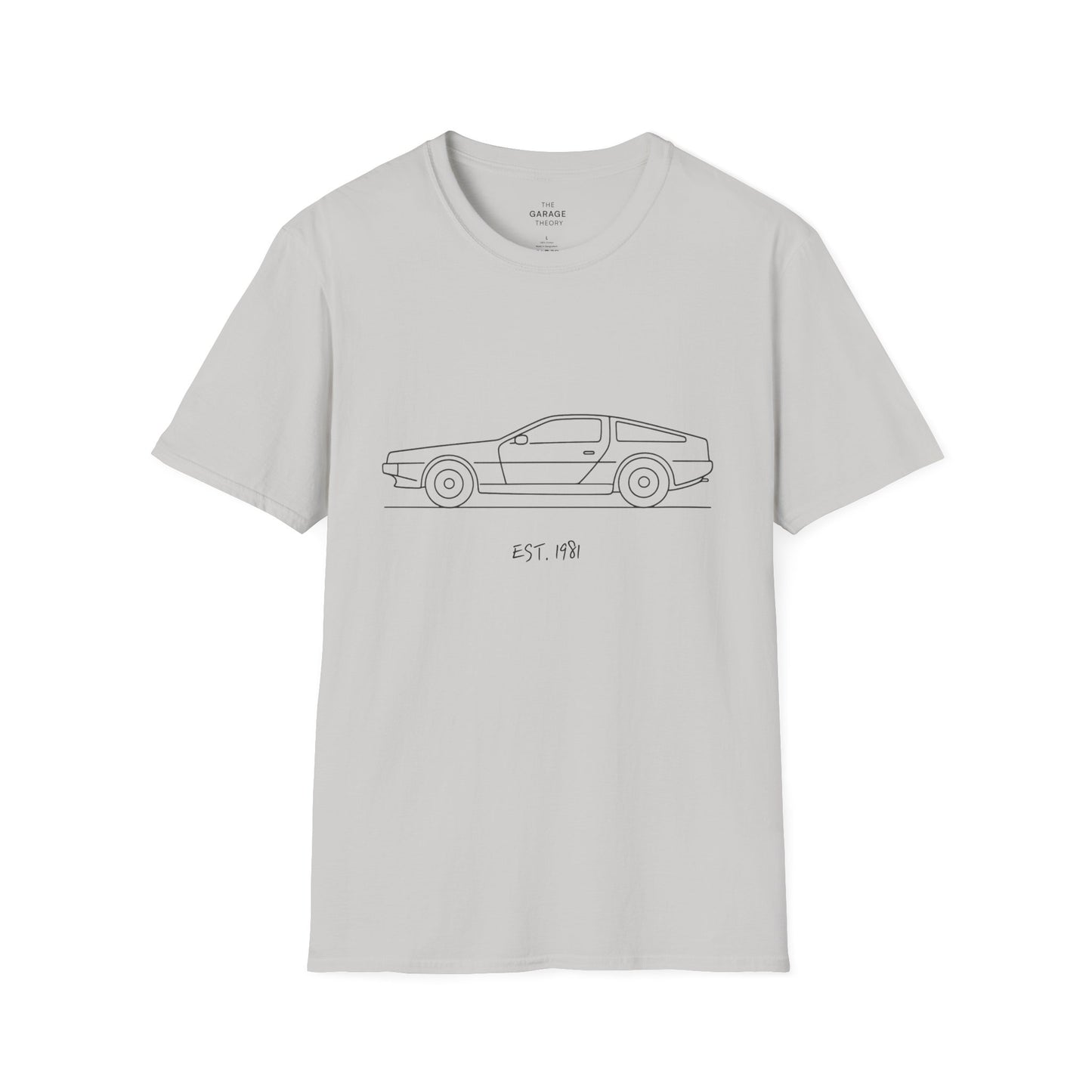 DeLorean DMC-12 EST. 1981 - Iconic Car Graphic T-Shirt