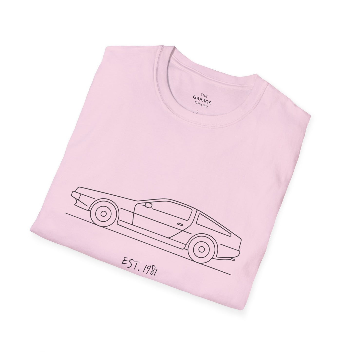 DeLorean DMC-12 EST. 1981 - Iconic Car Graphic T-Shirt