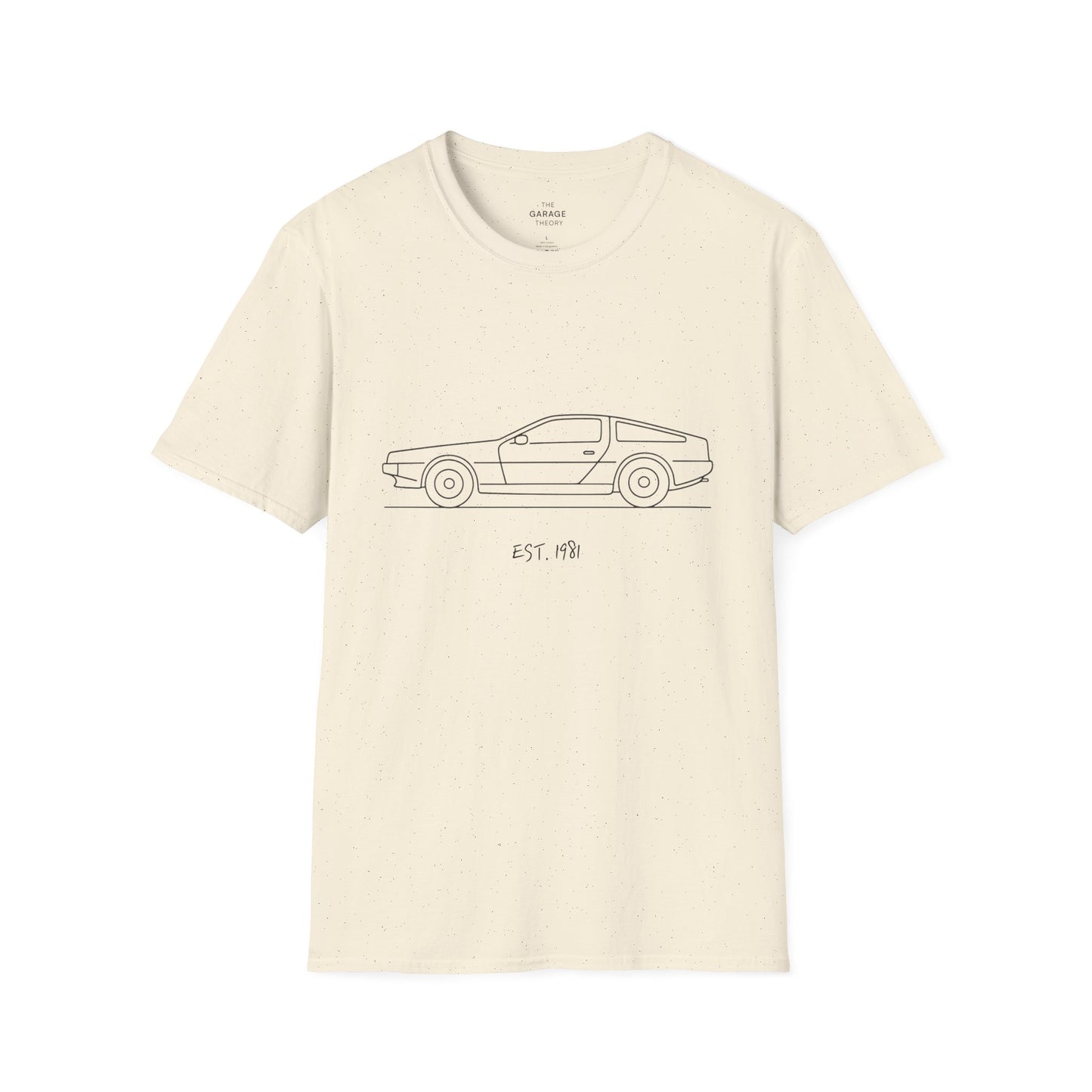 DeLorean DMC-12 EST. 1981 - Iconic Car Graphic T-Shirt