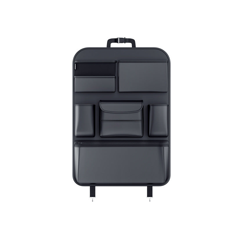 Premium Car Back Seat Organizer Minimalist – Multi-Pocket Storage for Road Trips