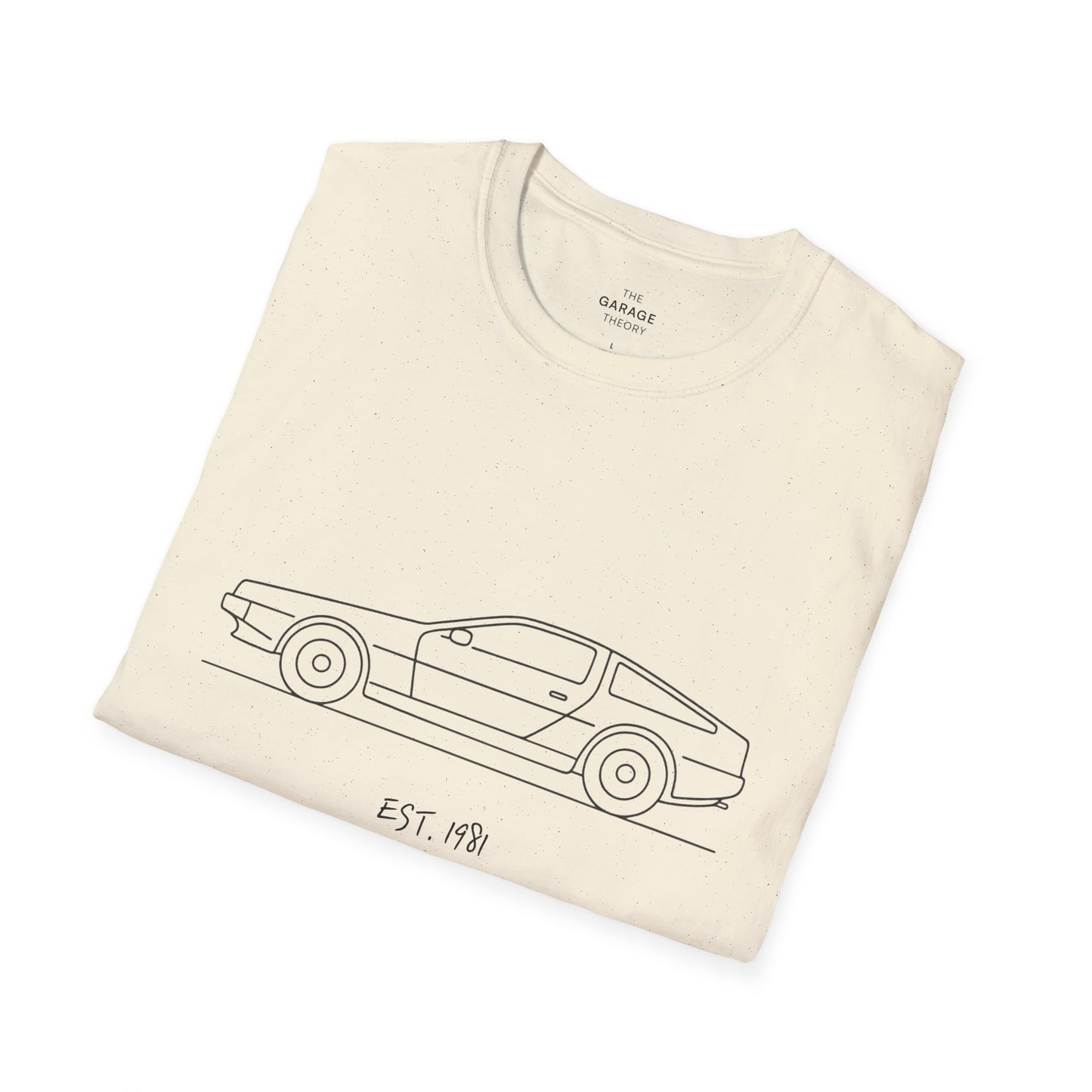 DeLorean DMC-12   EST. 1981 - Iconic Car Graphic T-Shirt